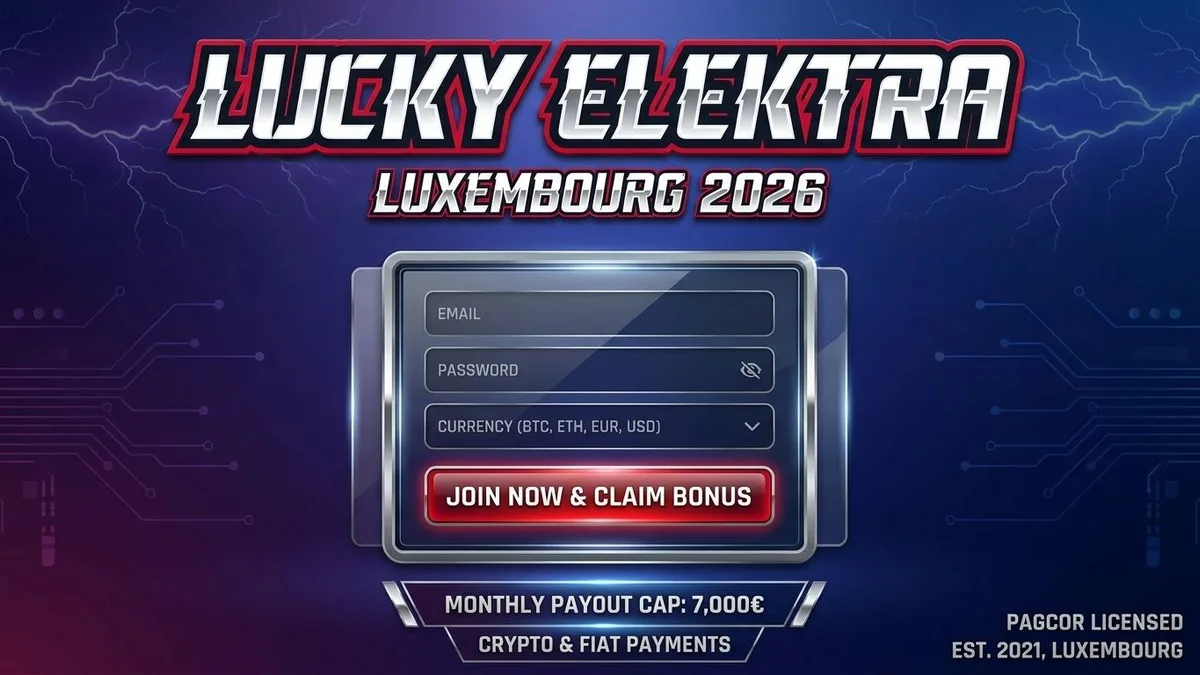 Inscription avec bonus Lucky Elektra